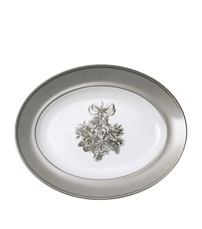 Wedgwood Winter White Oval Platter (35cm)