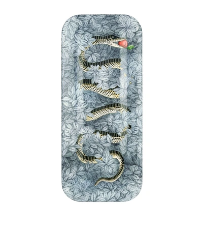 Fornasetti Peccato Originale Tray - 25x60 Cm In Multicolour