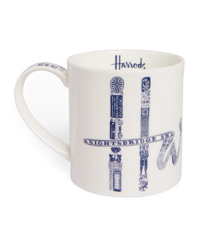 Harrods Picture Font Mug In Multi