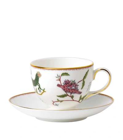 Wedgwood Mythical Creatures Teacup And Saucer In White