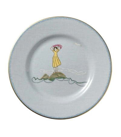 Wedgwood X Kit Kemp Sailor's Farewell Side Plate (18cm) In Blue