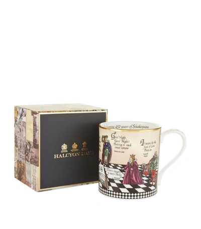 Halcyon Days Shakespeare Mug In Multi