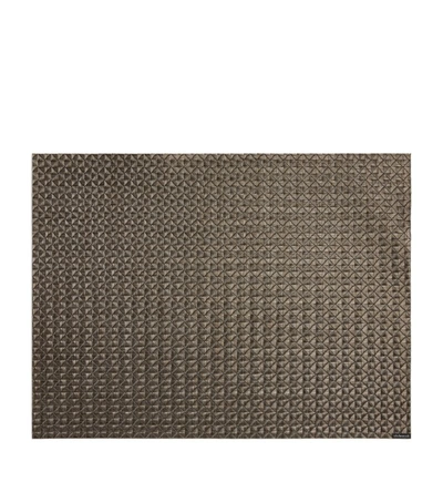 Chilewich Origami Rectangular Placemat (36cm X 48cm) In Brown