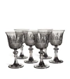 MARIO LUCA GIUSTI SET OF 6 ITALIA WINE GLASSES (180ML),16835918