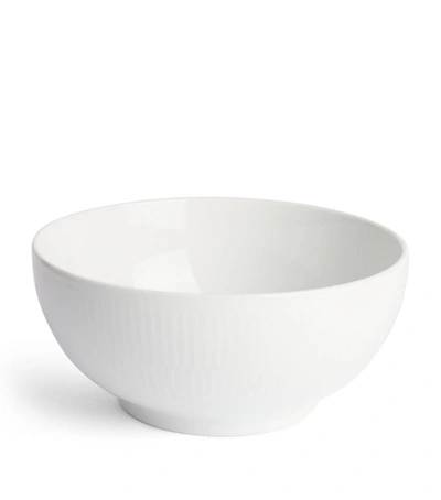 Royal Copenhagen White Fluted Bowl (18cm)
