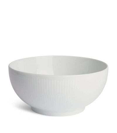 Royal Copenhagen White Fluted Bowl (21cm)