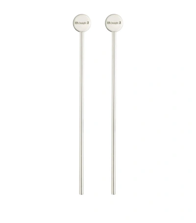 Christofle Silver-plated Uni Cocktail Stirrers (set Of 2)