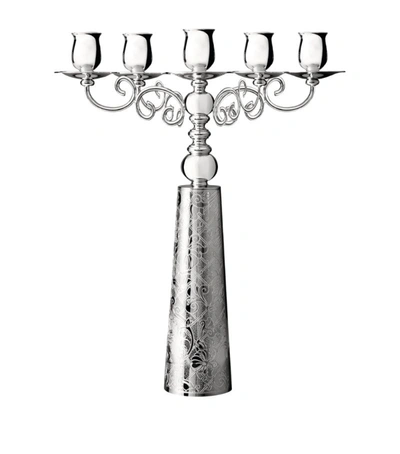Christofle Jardin D'eden Five-light Candelabra In Silver