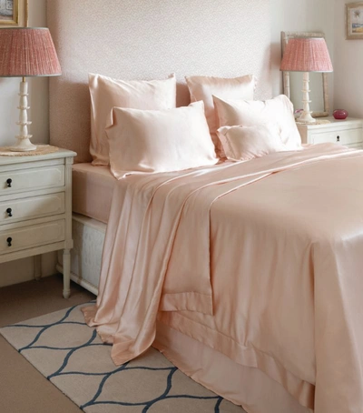 Gingerlily X Vanessa Konig Rose King Fitted Sheet (150cm X 200cm) In Pink