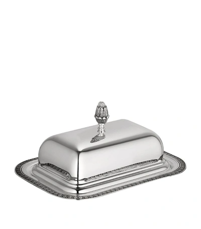 Christofle Silver-plated Malmaison Butter Dish