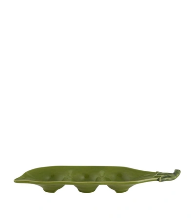 Bordallo Pinheiro Peapod Platter (39cm) In Green