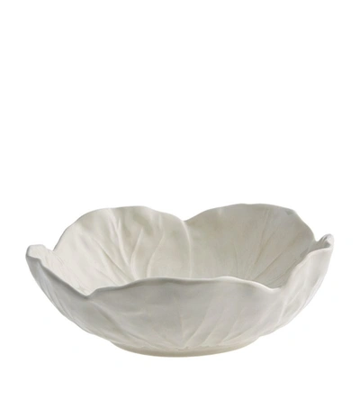Bordallo Pinheiro Cabbage Bowl (15cm) In White