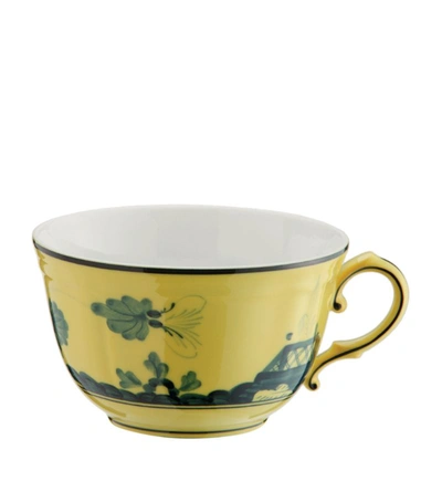 Ginori Oriente Italiano Citrino Porcelain Teacup In Multi