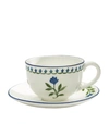 HALCYON DAYS MARGUERITE TEACUP AND SAUCER,17208049