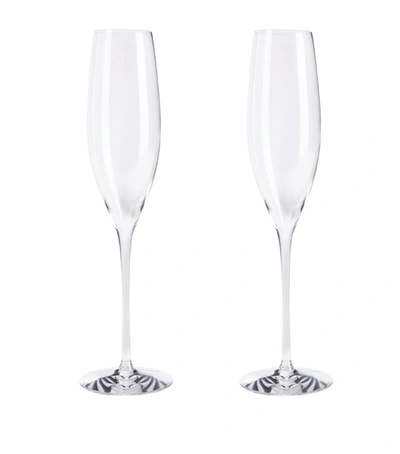 Waterford Set Of 2 Elegance Champagne Flutes In Multi