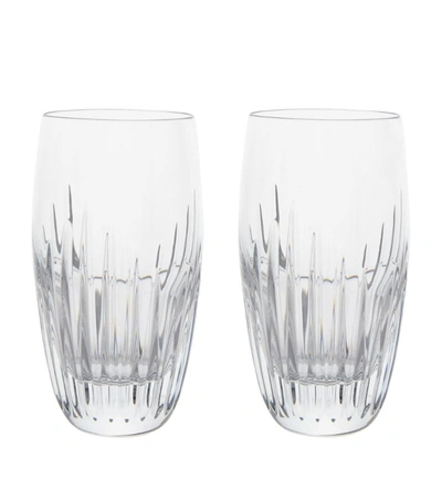 Baccarat Set Of 2 Massena Highball Glasses In Clear