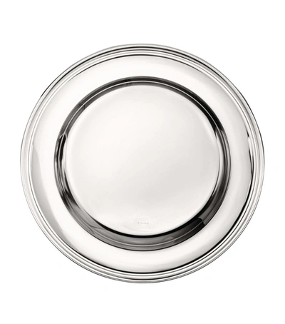 Christofle Silver-plated Albi Round Platter (40cm)