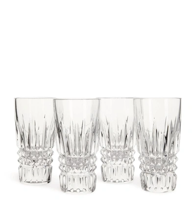 Waterford Set Of 4 Lismore Diamond Shot Glasses (300ml) In Clear
