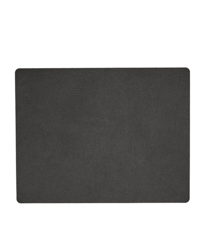 Linddna Hippo Square Placemats (set Of 4) In Black