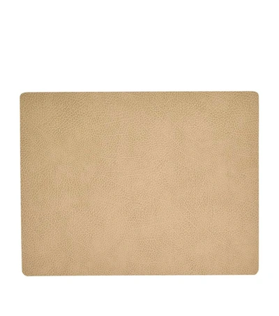 Linddna Hippo Square Placemats (set Of 4) In Beige
