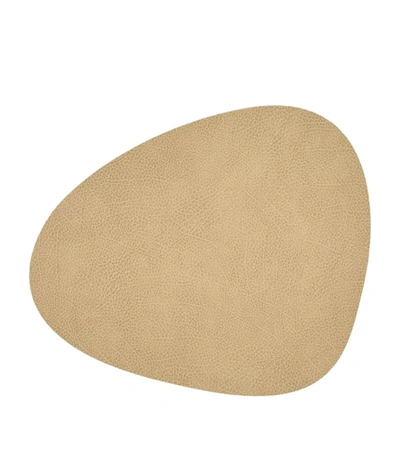 Linddna Set Of 4 Hippo Placemats (37cm X 44cm) In Beige