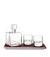 LSA INTERNATIONAL LSA INTERNATIONAL CASK WHISKY CONNOISSEUR GLASSES, DECANTER AND TRAY SET,16891318