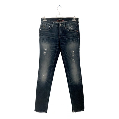 Pre-owned Andy Warhol Straight Jeans In Blue