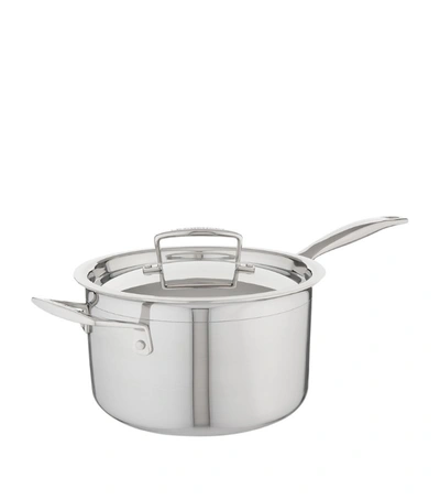 Le Creuset 3-ply Stainless Steel Saucepan (20cm) In Silver