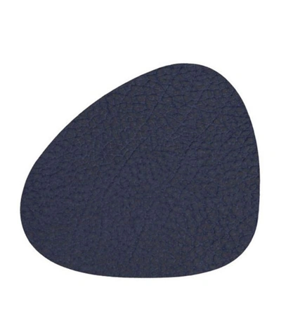 Linddna Curve Coaster (set Of 4) In Navy