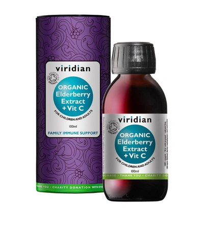 Viridian Organic Elderberry Elixir (100ml) In Multi