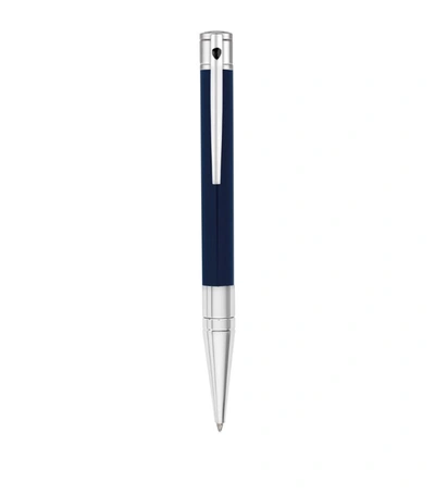 St Dupont D-initial Ballpoint Pen In Blue