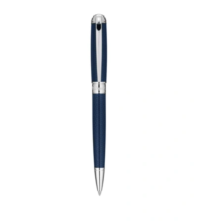 St Dupont Medium Line D Ballpoint Pen In Blue