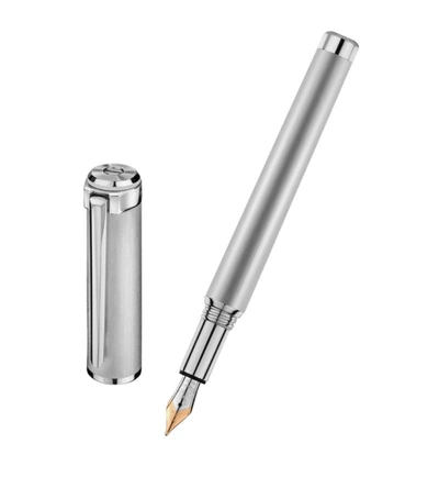 Chopard Alpine Eagle Fountain Pen In Silver