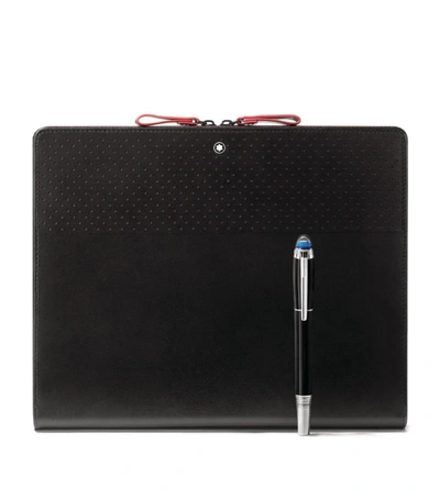 Montblanc Urban Racing Spirit Augmented Paper Smart Notebook In Black / Red