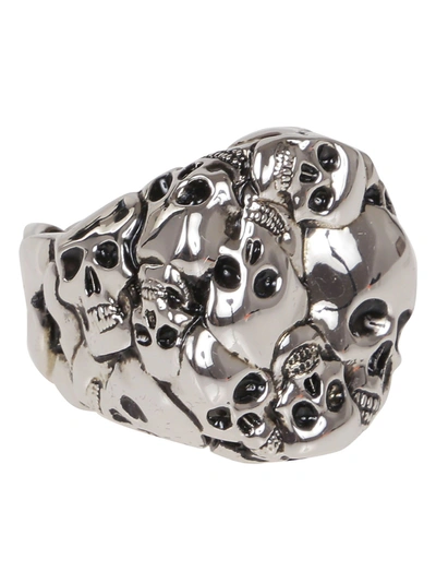 Mcq By Alexander Mcqueen Men's Silver Metal Ring