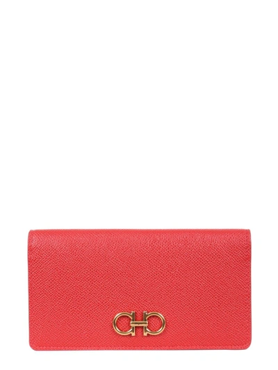 Ferragamo Womens Red Other Materials Wallet