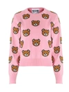 MOSCHINO MOSCHINO WOMEN'S PINK OTHER MATERIALS SWEATER,A090655082224 40