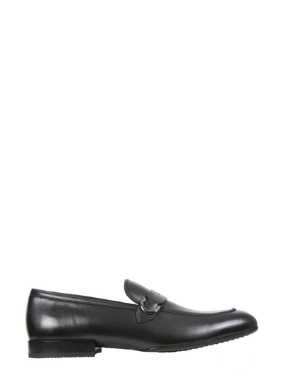 Ferragamo Salvatore  Men's Black Other Materials Loafers