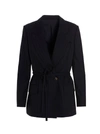 BRUNELLO CUCINELLI BRUNELLO CUCINELLI WOMEN'S BLUE OTHER MATERIALS BLAZER,MB0252263PC002 42