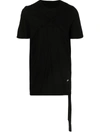 RICK OWENS DRKSHDW DRKSHDW BY RICK OWENS MEN'S BLACK COTTON T-SHIRT,DU21S2250RNEM409 M