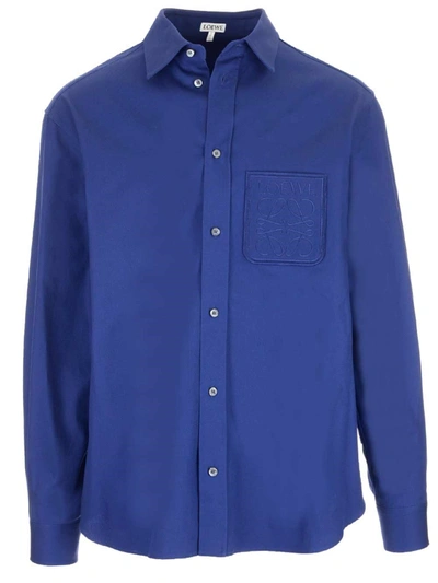 Loewe Men's Blue Other Materials Shirt