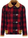 Fay Mens Red Other Materials Outerwear Jacket In Red