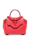 VERSACE VERSACE WOMEN'S RED LEATHER HANDBAG,DBFI040DVIT2T1R14V UNI