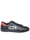 Dsquared2 Sneakers Box In Black Leather