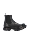 ALEXANDER MCQUEEN ALEXANDER MCQUEEN MEN'S BLACK OTHER MATERIALS ANKLE BOOTS,667911WHSZ41000 43