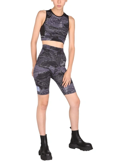 Mcq By Alexander Mcqueen Mcq Alexander Mcqueen Graphic Printed Cycling Shorts In Black