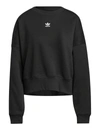 ADIDAS ORIGINALS ADIDAS WOMEN'S BLACK COTTON SWEATSHIRT,H06660 42