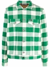 PALM ANGELS PALM ANGELS MEN'S GREEN COTTON JACKET,PMEA169F21FAB0010310 M