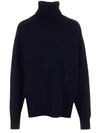 Chloé Black Black High Collar Sweater In Black