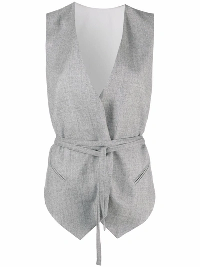 Brunello Cucinelli Women's  Grey Wool Vest